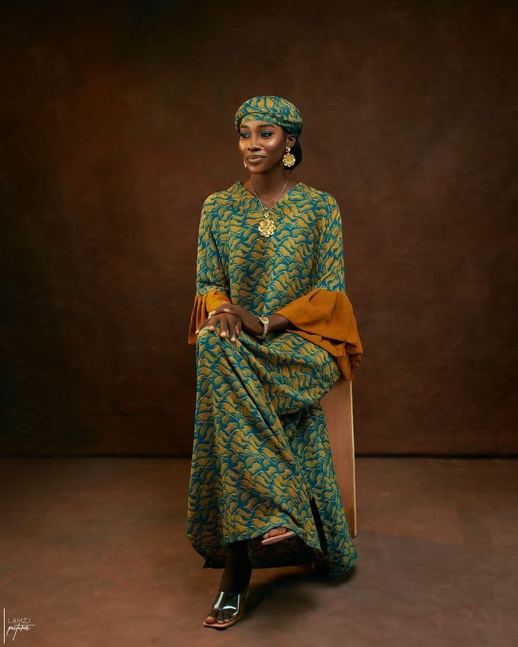 African fashion portrait