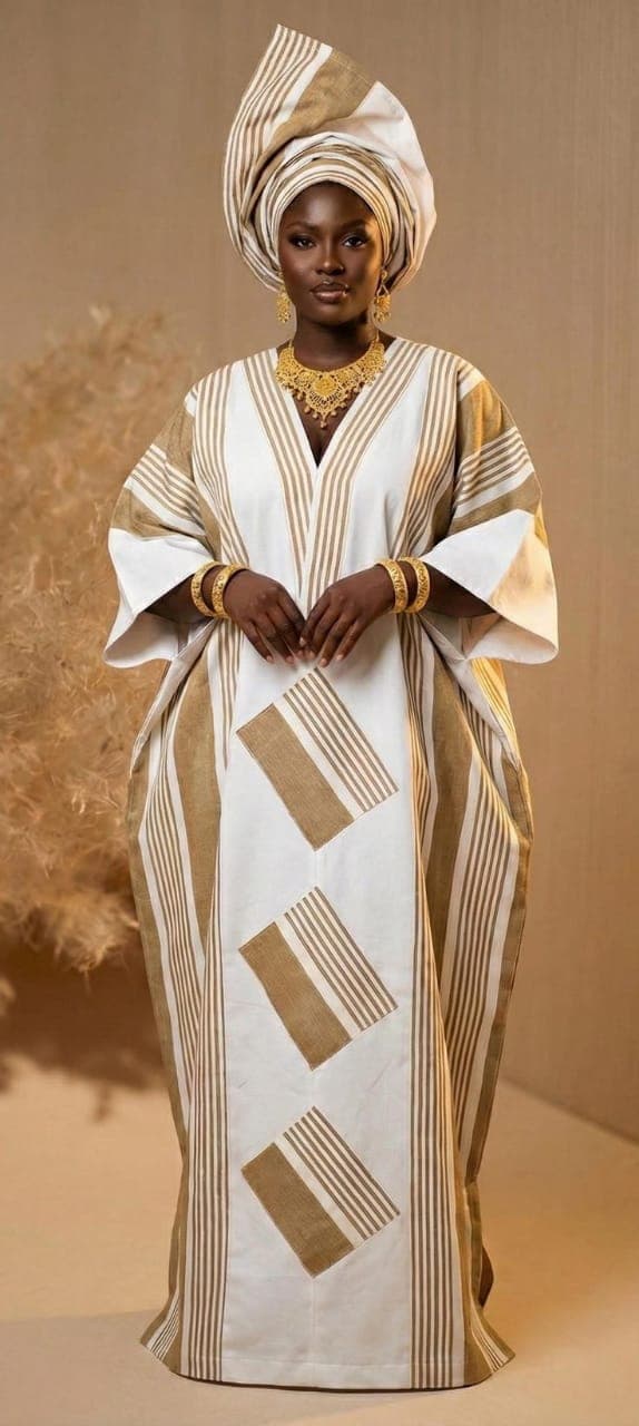 Ivory Panel Kaftan