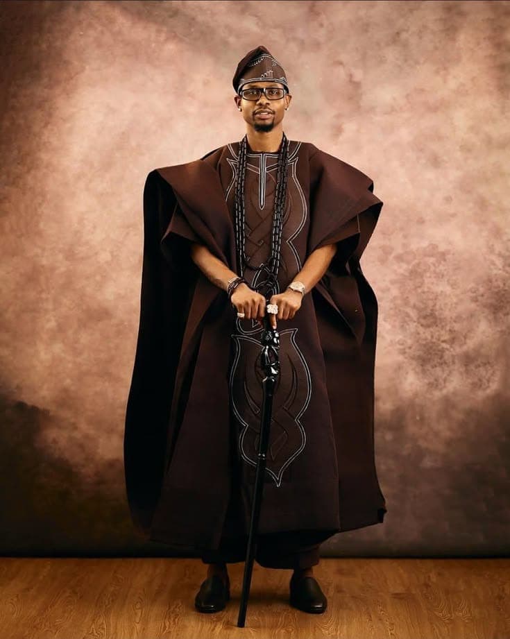 Dark Ceremonial Agbada
